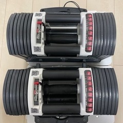 可変式ダンベル40kg×2と可動式ベンチ　引き取りのみ