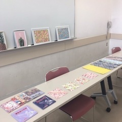ワンコインでコラージュ体験。気ままに作品作りの画像