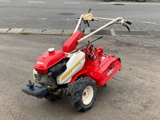 初期不良対応 アフターケアも安心 ナタ爪新品 整備済 イセキ デフ付 5.8馬力 耕運機 Landmini55 　KC55F ハンドル180度回転