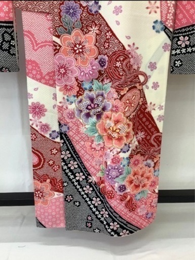 振袖★身丈161.5/裄65/正絹 /ピンク系/金駒刺繍/成人式/卒業式/結婚式
