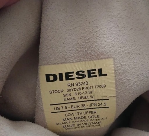 diesel  ブーツ