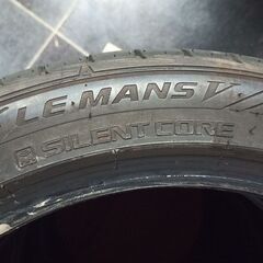 DUNLOP LE MANS V  215/45R17 18年製 バリ山 4本セットの画像