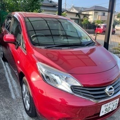 リサイクル料・税金込み】日産ノート赤走行46000km 車検R5.7月末