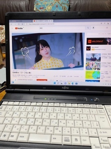 富士通　15インチノートPC　 Windows11インストール品　