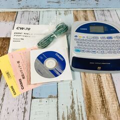 CASIO CW-70 ディスクタイトラー