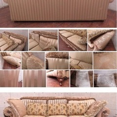 ⑤ET6番⭐️定価120万円‼️サァラ麻布■最高級3人掛けソファ⭐️の画像