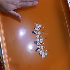 レトロおぼん★梅柄★の画像