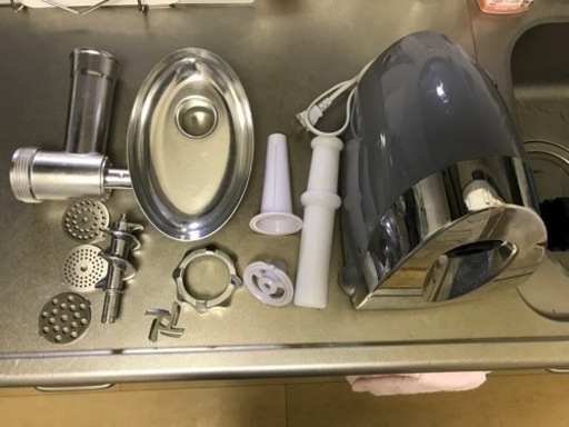 SIS社製　電動肉挽き機　ミートチョッパー　ミートグラインダー　電動ミンサー
