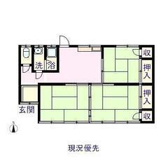 JR会津若松駅歩12分　戸建貸家　駐車2台可(無料)　温水洗浄便...