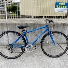 アストロイア 700C 外装6段変速 ブルー クロスバイク 学生 中古 自転車 