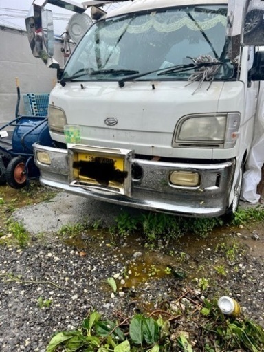 軽トラ　バンパーナンバー枠セット