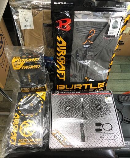 店頭にて販売中　空調服　空調機　セット