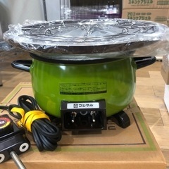 未使用品　電気　卓上　天ぷら鍋　フジマル　TP-103   テフ...