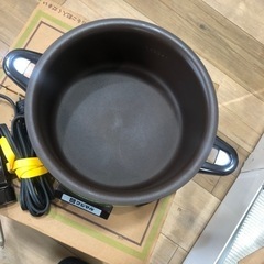未使用品　電気　卓上　天ぷら鍋　フジマル　TP-103   テフロン加工　グリーン　お買得‼︎   現品限り‼︎の画像