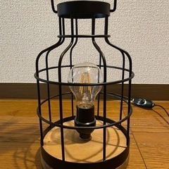 美品！お洒落なランタン風コード付き照明