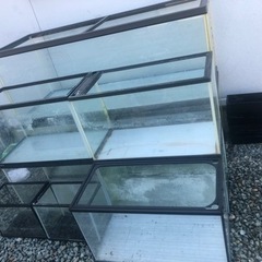 水槽セット/照明器具/フィルター/周辺器具など多数！の画像