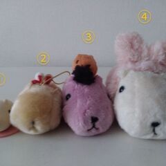 【カピバラさん】ぬいぐるみ　フィギュア　セット