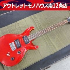 トニースミス エレキギター PRSタイプ 赤 ソフトケース付 T...