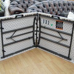 未使用保管品 折りたたみテーブル 幅182×奥行75.5×高さ74cm キャンプ テーブル ライフタイム 行楽 アウトドア LIFE TIME 札幌市 清田区 平岡の画像