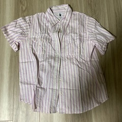 ストライプ半袖シャツ