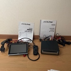 DVDプレイヤー、モニター