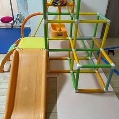 アンパンマン　室内ジャングルジム　滑り台　鉄棒　ブランコ