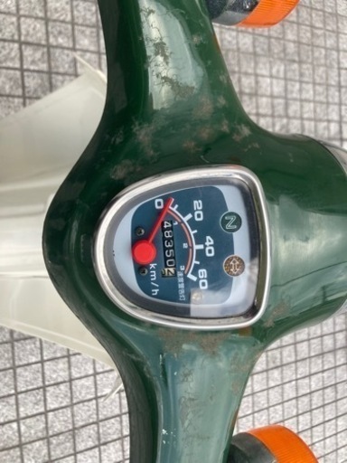 【スーパーカブ50】プラグ、オイル、バッテリー新品❗️状態良好❗️若林自転車　唐崎店　SALE❗️