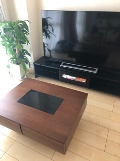 値下げ！大塚家具　オシャレなローテーブル　高級感あり！　