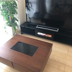 値下げ！大塚家具 オシャレなローテーブル 高級感あり！