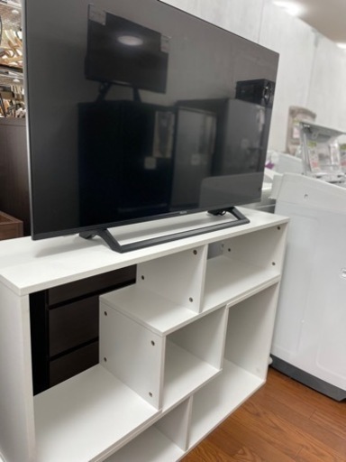 送料・設置込み　液晶テレビ　43型　Hisense 2020年　オープンラックセット
