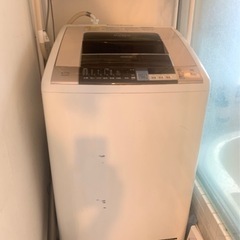 日立 洗濯乾燥機　シャンパンHITACHI ビートウォッシュ BW-D8SV-Nの画像