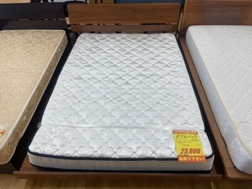 ダブルベッド★近隣自社配送&組立可能！