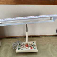 アンティーク照明　今は懐かしい花柄のスタンド照明！まさかの新品です。