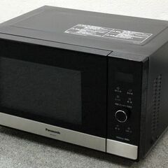 Panasonic/パナソニックNE-FL221-K 単機能レンジ フラットタイプ 横開き 22L メタルブラック 2020年製   中古家電 店頭引取歓迎 R5974)