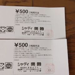 シャディ美鈴　500円クーポン券