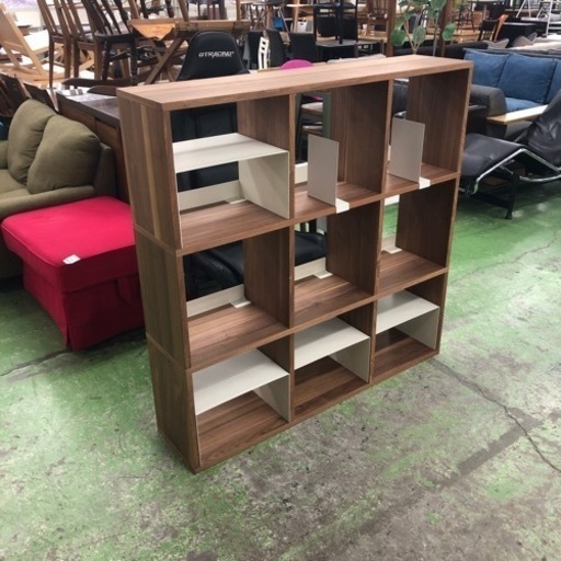 無印良品　スタッキングシェルフ　ラック付