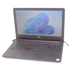 Windows11搭載 新品爆速SSD 中古良品 15.6型 ノートPC DELL Vostro 15 第7世代Core i5 8GB DVDマルチ 無線 Bluetooth カメラ Office
