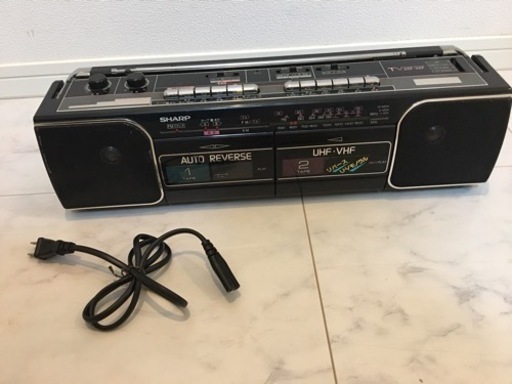 シャープ QT-Y13U ラジカセ ダブル