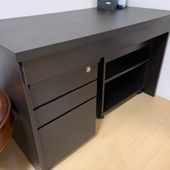 パソコンデスク デスク 幅120cm デスクセット 3点セット ...