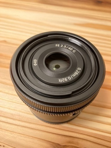 SONY FE 40mm F2.5 G SEL40F25G 単焦点レンズ