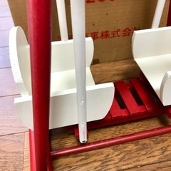ディスプレイ　木製スイングブランコ　ツインタイプ