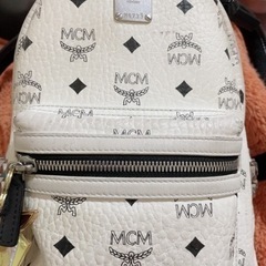 MCM リュック 白黒