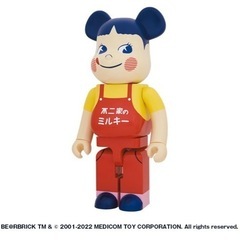 ベアブリック Be@rbrick ホーロー看板 ペコちゃんの画像