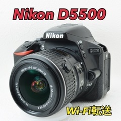 S数少●初心者向け●Wi-Fi転送●純正レンズキット●ニコン D5500 1ヶ月動作保証あり！ 安心のゆうパック代引き発送！ 送料、代引き手数料無料！