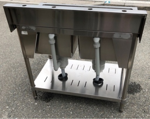 ⭐︎中古品　タニコー　2槽シンク　900×600×800mm  厨房機器⭐︎