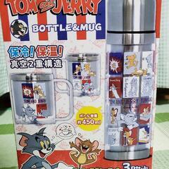 トムとジェリー水筒 マグカップ付きの画像