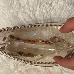 雑貨屋購入✨定価¥3,500✨キラキラ透明ポーチ✨の画像