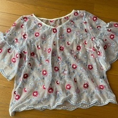 PAGEBOY 花柄ブラウス