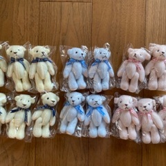 テディベアキーホルダー15個