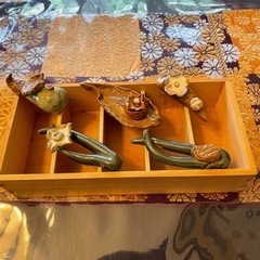 陶楽作　湯布院焼き箸置きの画像